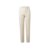 Celine White Wool Flared Pants