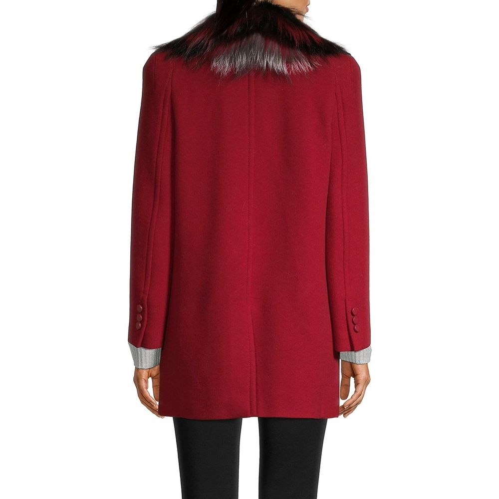 Fendi Multicolor Virgin Wool Coat