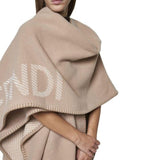 Fendi Beige Cashmere Poncho