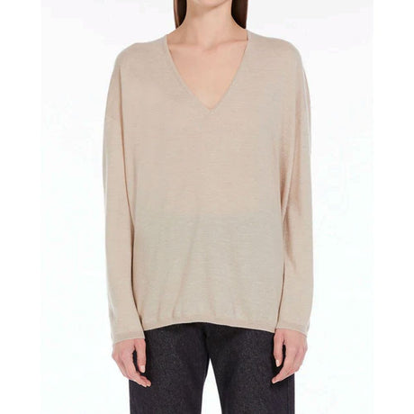 Max Mara Beige Cashmere Cashmere Sweater