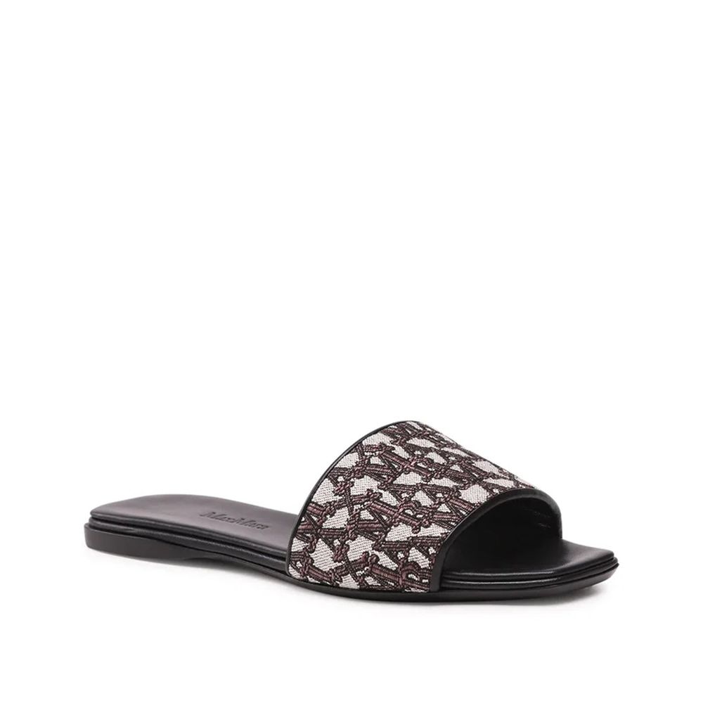 Max Mara Brown Polyamide Slides