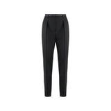Max Mara Black Elastane Dress Pants