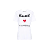 Moschino Couture White Cotton T-Shirt