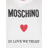Moschino Couture White Cotton T-Shirt