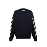Off-White Black Cotton Sweatshirt