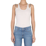 Stella McCartney White Cotton Tank Tops