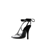 The Attico Black Pvc Platform Pumps