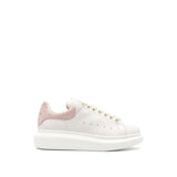 Alexander McQueen White Leather Platform Sneakers
