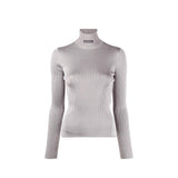 Balenciaga Gray Polyester Turtleneck