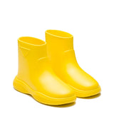 Prada Bicolor Rubber Rain Boots