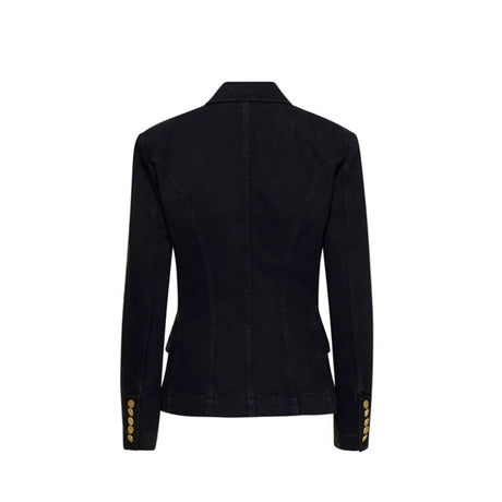 Balmain Black Cotton Blazer