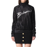 Balmain Black Elastane Sweatshirt