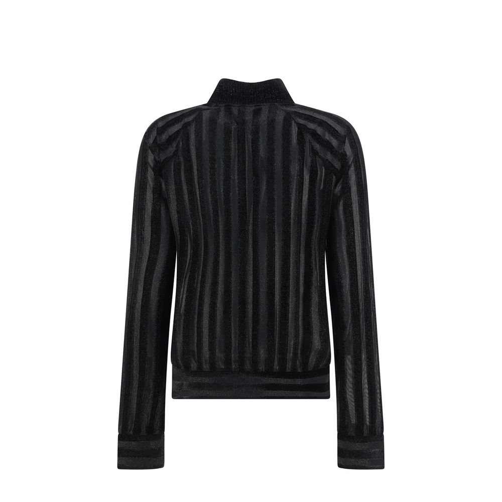 Balmain Black Elastane Sweatshirt