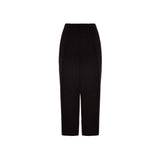 Balmain Black Viscose Casual Pants