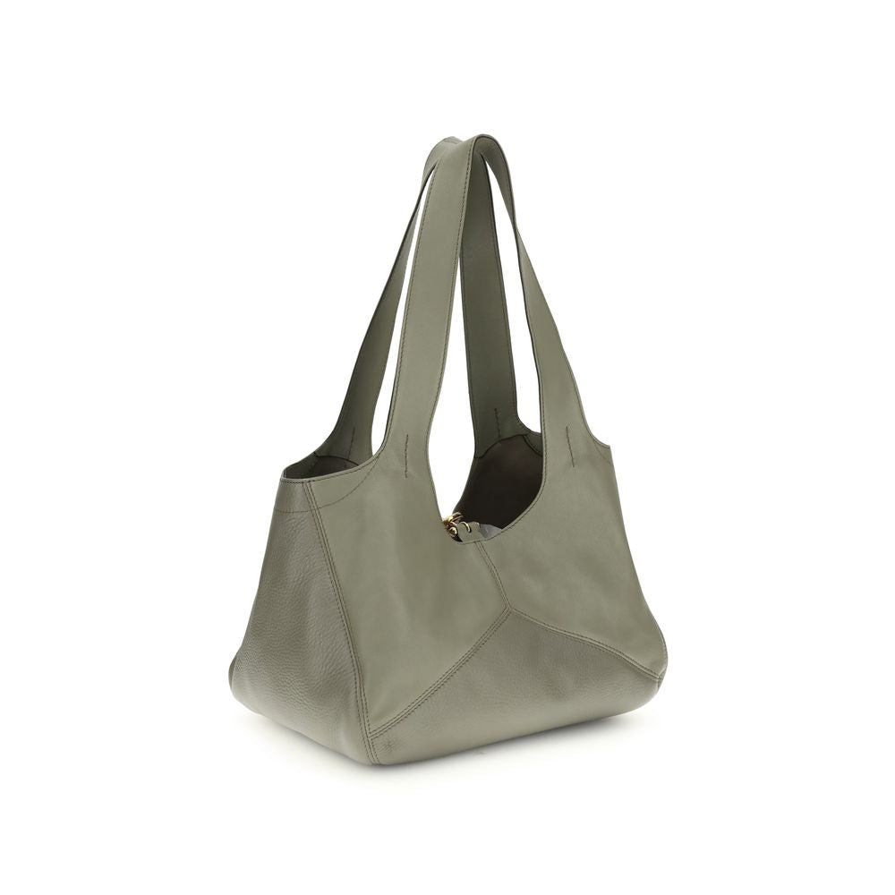 Chloé Bicolor Calf Leather Bos Taurus Shoulder Bag