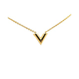 Louis Vuitton Gold Metal Necklace