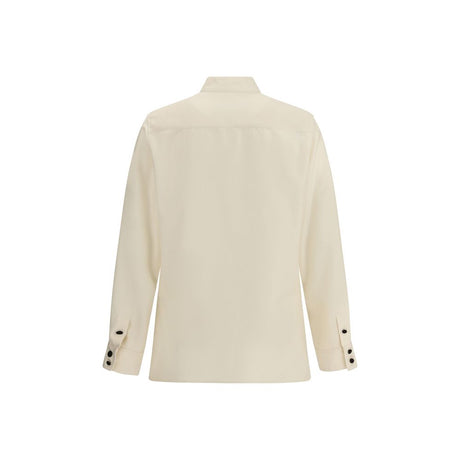 Valentino Cream Silk Shirt
