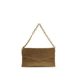 Gucci Beige Suede Leather Handbag