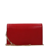 Versace Red Leather Clutch Bag