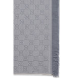 Gucci Gray Wool Scarf