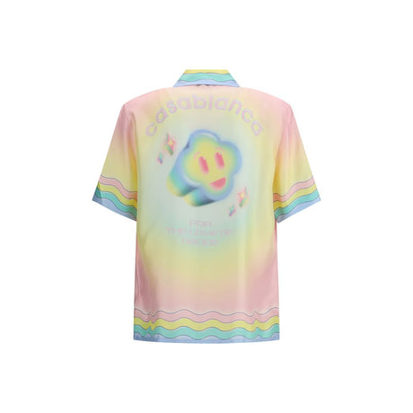 Casablanca Multicolor Silk Pattern Shirt