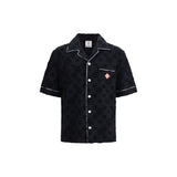 Casablanca Black Cotton Shortsleeve Shirt