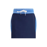 Casablanca Blue Cotton Mini Skirt