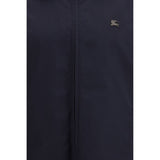 Burberry Blue Polyester Jackets And Coat