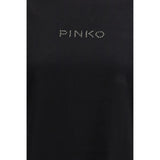 PINKO Black Cotton T-Shirt