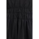 PINKO Black Cotton Casual Dress