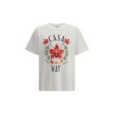 Casablanca White Cotton T-Shirt