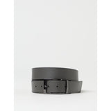 Emporio Armani Black Leather Regular Belt