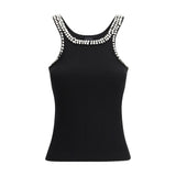 PINKO Black Cotton Top