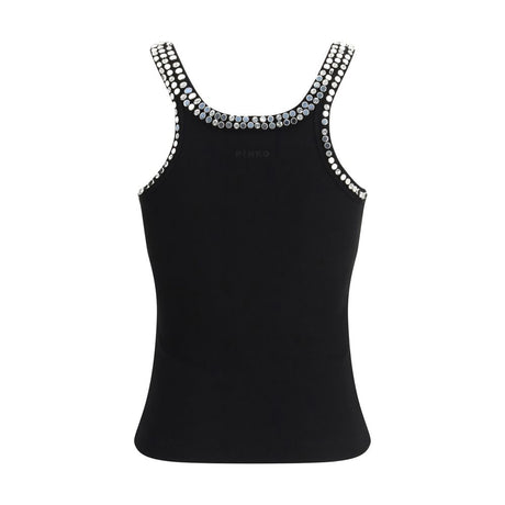 PINKO Black Cotton Top