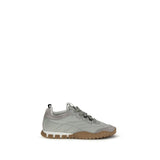 Miu Miu Gray Recycled Polyamide Athletic Sneakers