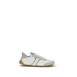 Chloé White Calf Leather Bos Taurus Athletic Sneakers