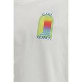 Casablanca White Cotton T-Shirt