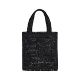 Chloé Black Raffia Raffia Bag