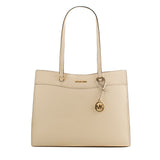 Michael Kors Beige Leather Tote Bag