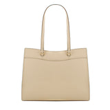 Michael Kors Beige Leather Tote Bag