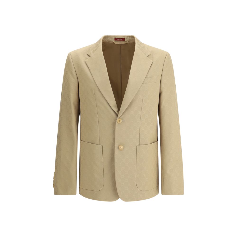Gucci Beige Cotton Blazer