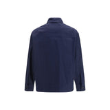 Balmain Blue Cotton Coat