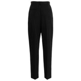 Tory Burch Black Polyester Casual Pants