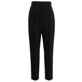 Tory Burch Black Polyester Casual Pants