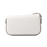 Michael Kors White Leather Crossbody Bag