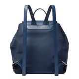 Michael Kors Blue Canvas Backpack