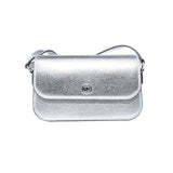 Michael Kors Gray Leather Shoulder Bag