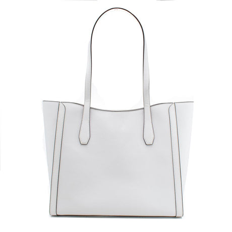 Michael Kors White Canvas Tote Bag