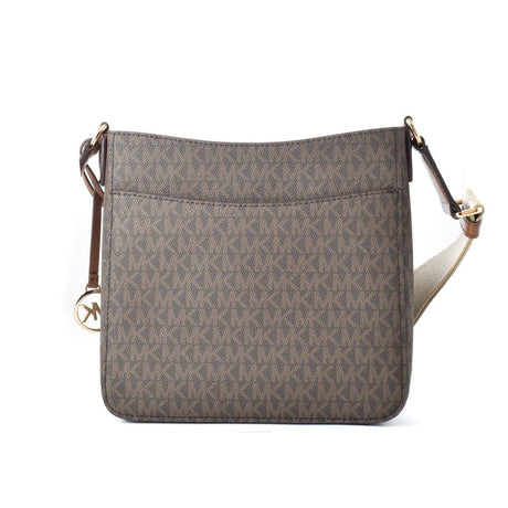 Michael Kors Brown Canvas Crossbody Bag