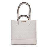 Michael Kors White Leather Tote Bag